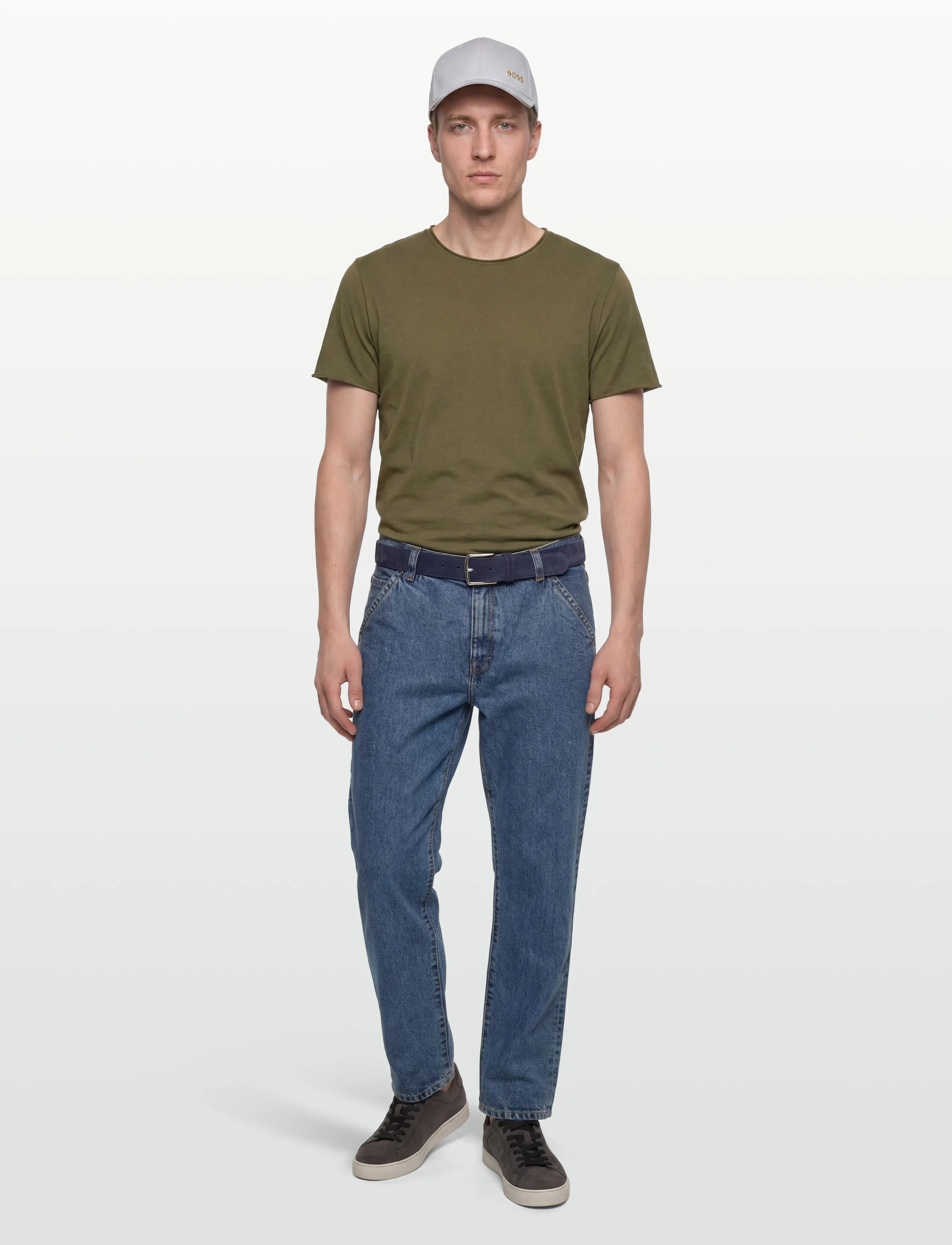 Filippa K Roll Neck Tee - Tøj - LAUREL GREEN / khaki/green