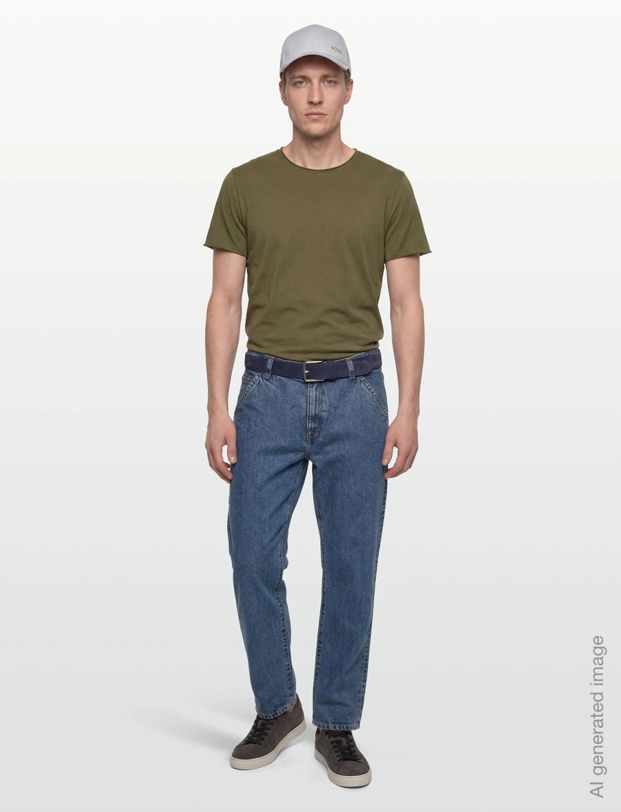 Filippa K - Roll Neck Tee - t-shirts - laurel green - 0
