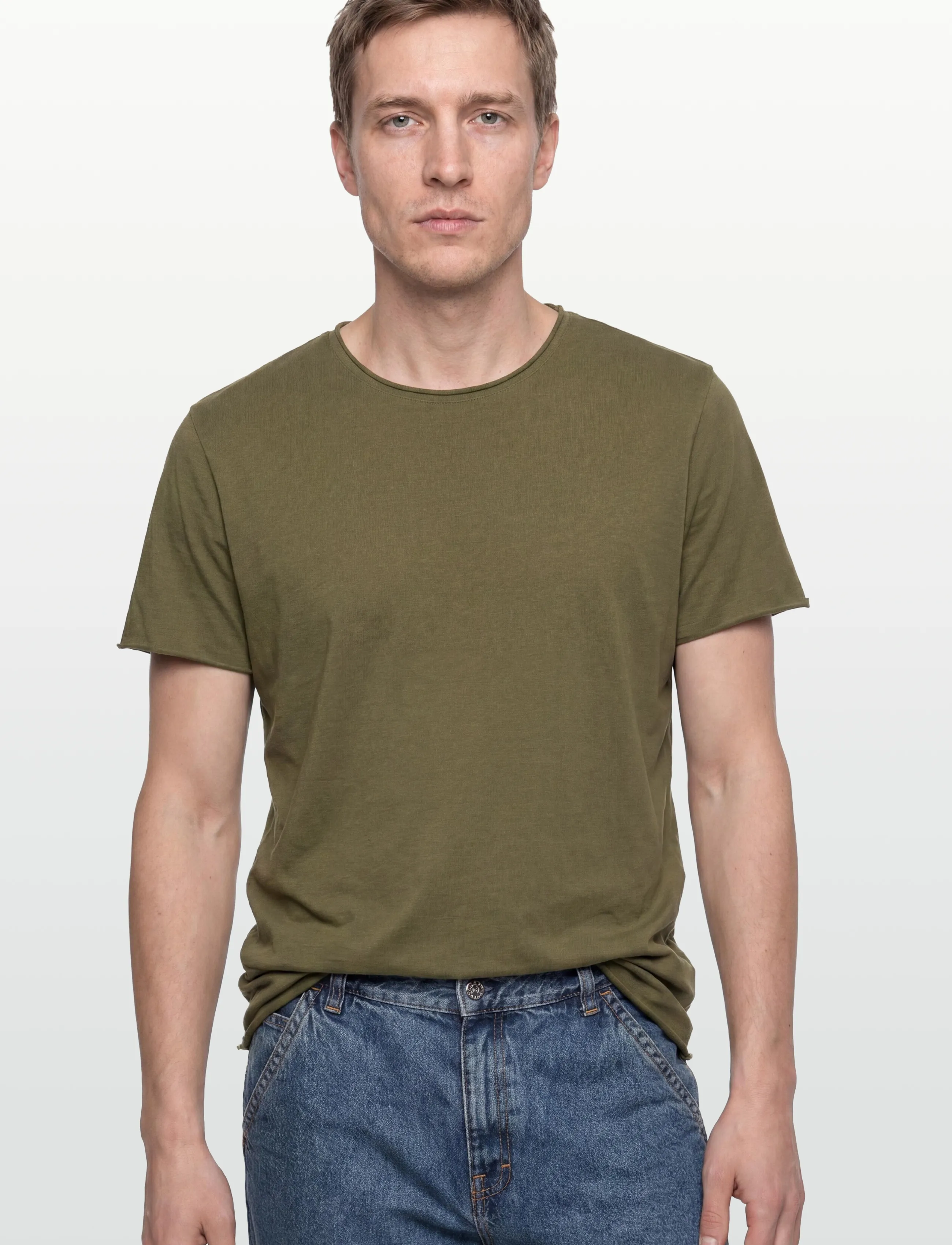 Filippa K - Roll Neck Tee - kortärmade t-shirts - laurel green - 3