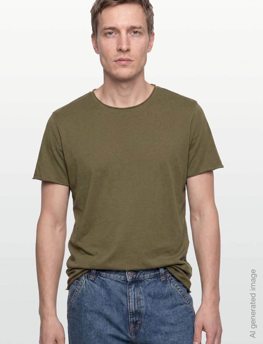 Filippa K - Roll Neck Tee - t-shirts - laurel green - 3