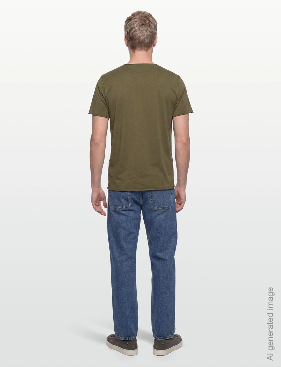 Filippa K - Roll Neck Tee - t-shirts - laurel green - 4