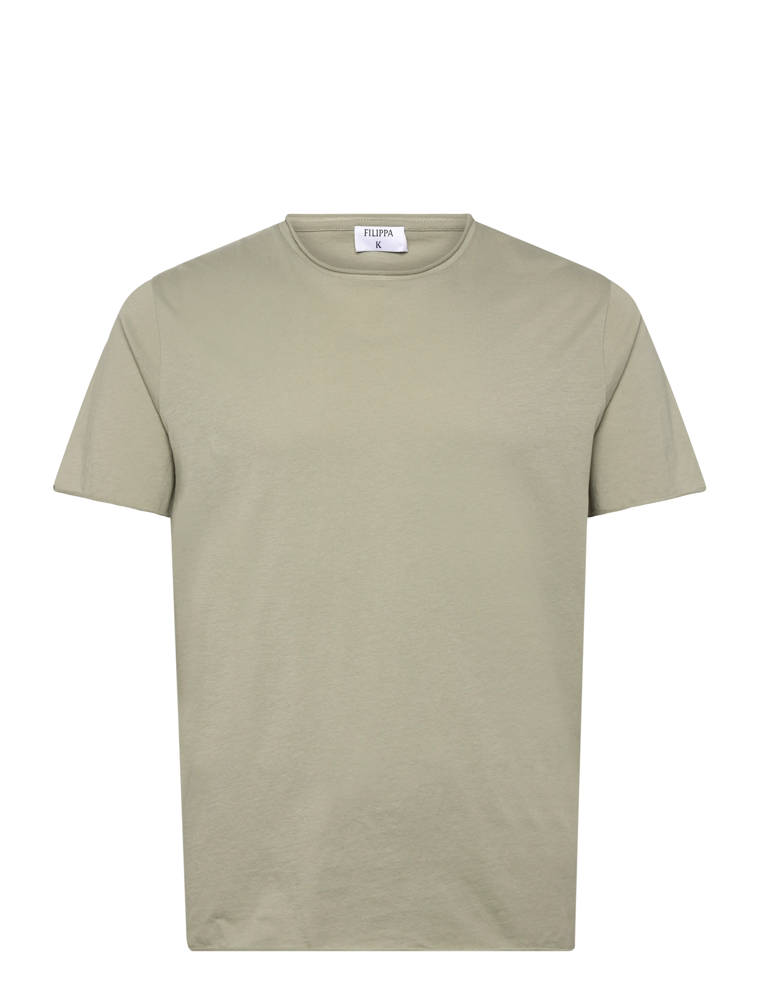 Filippa K Roll Neck Tee - T-shirts - LIGHT GREEN / green