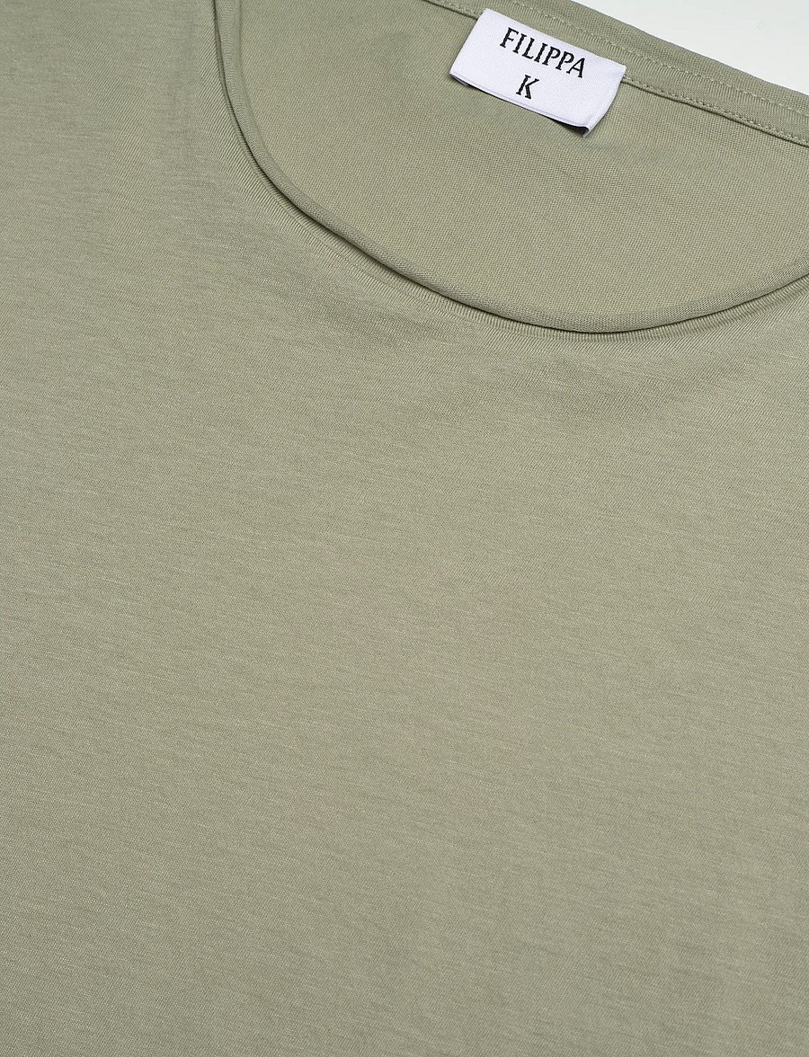 Filippa K - Roll Neck Tee - t-shirts - light green - 5