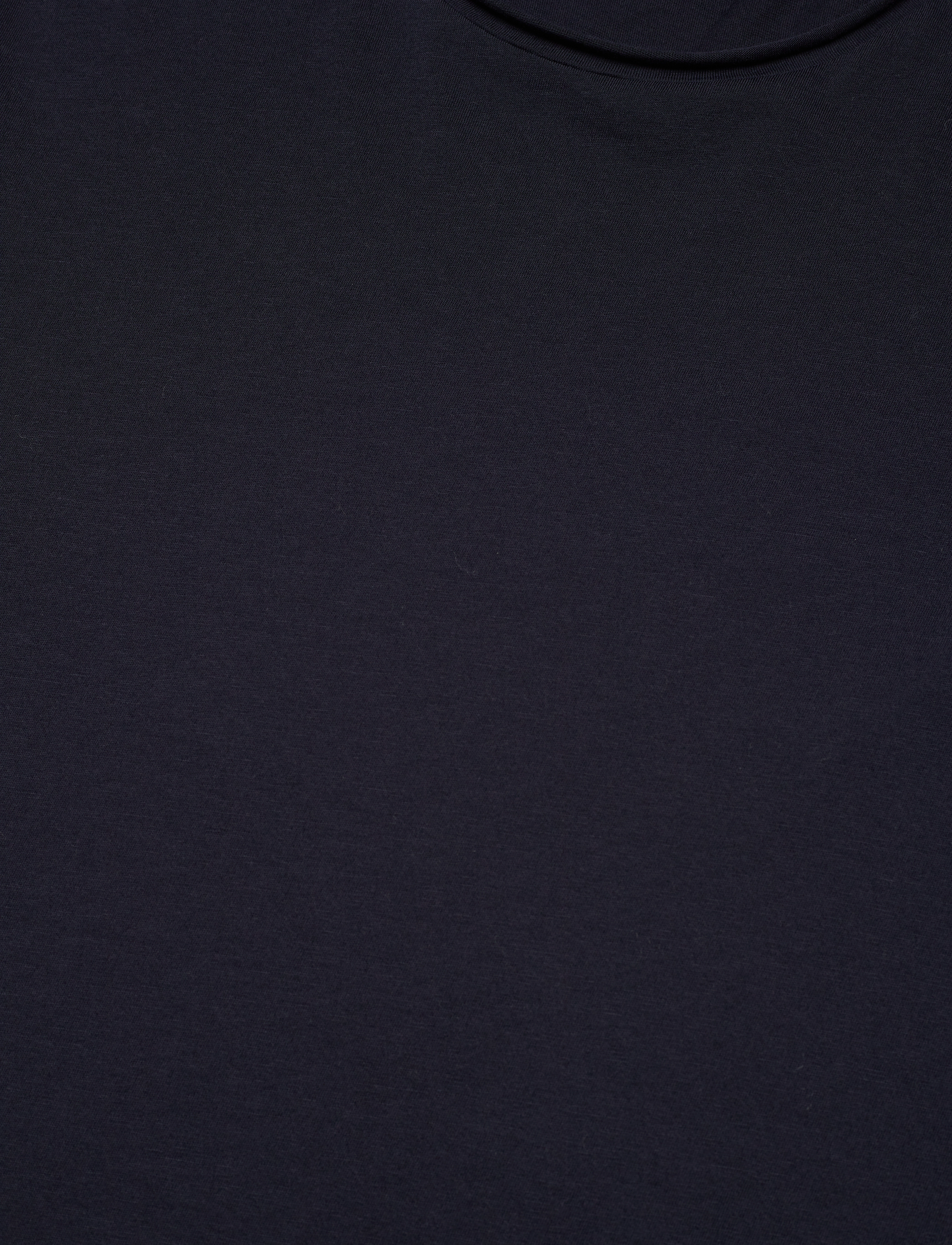 Filippa K - Roll Neck Tee - kortærmede t-shirts - navy - 2