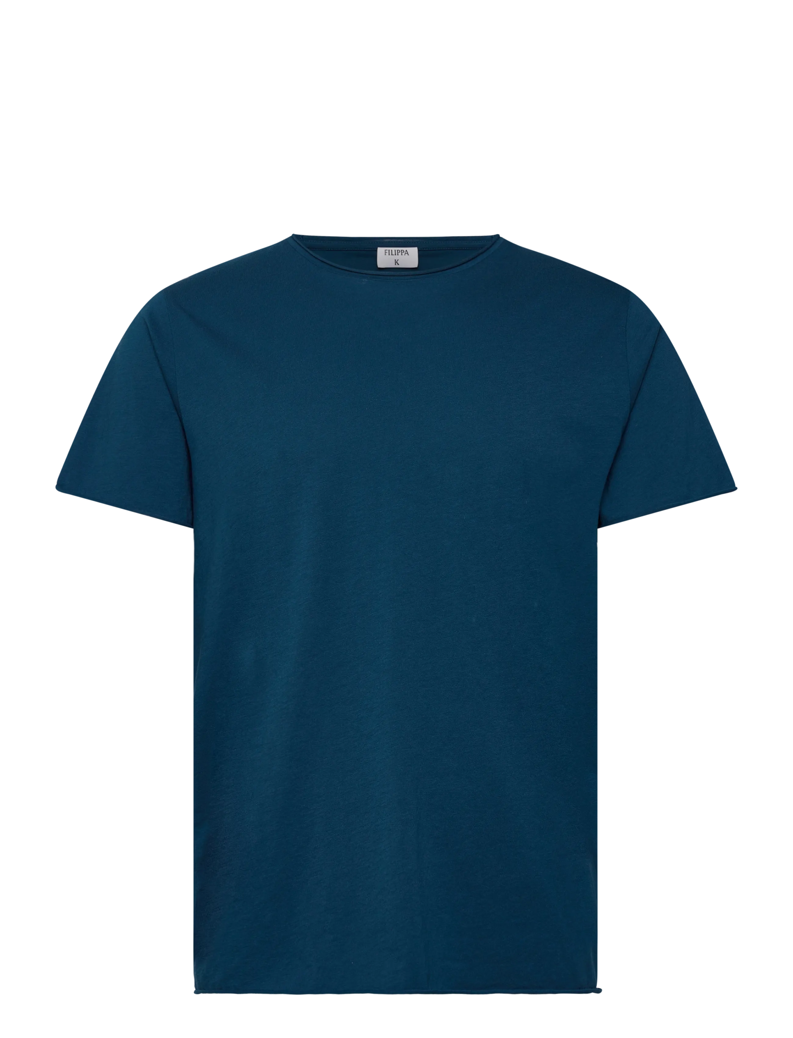 Filippa K Roll Neck Tee - T-shirts - NIGHT TEAL / blue