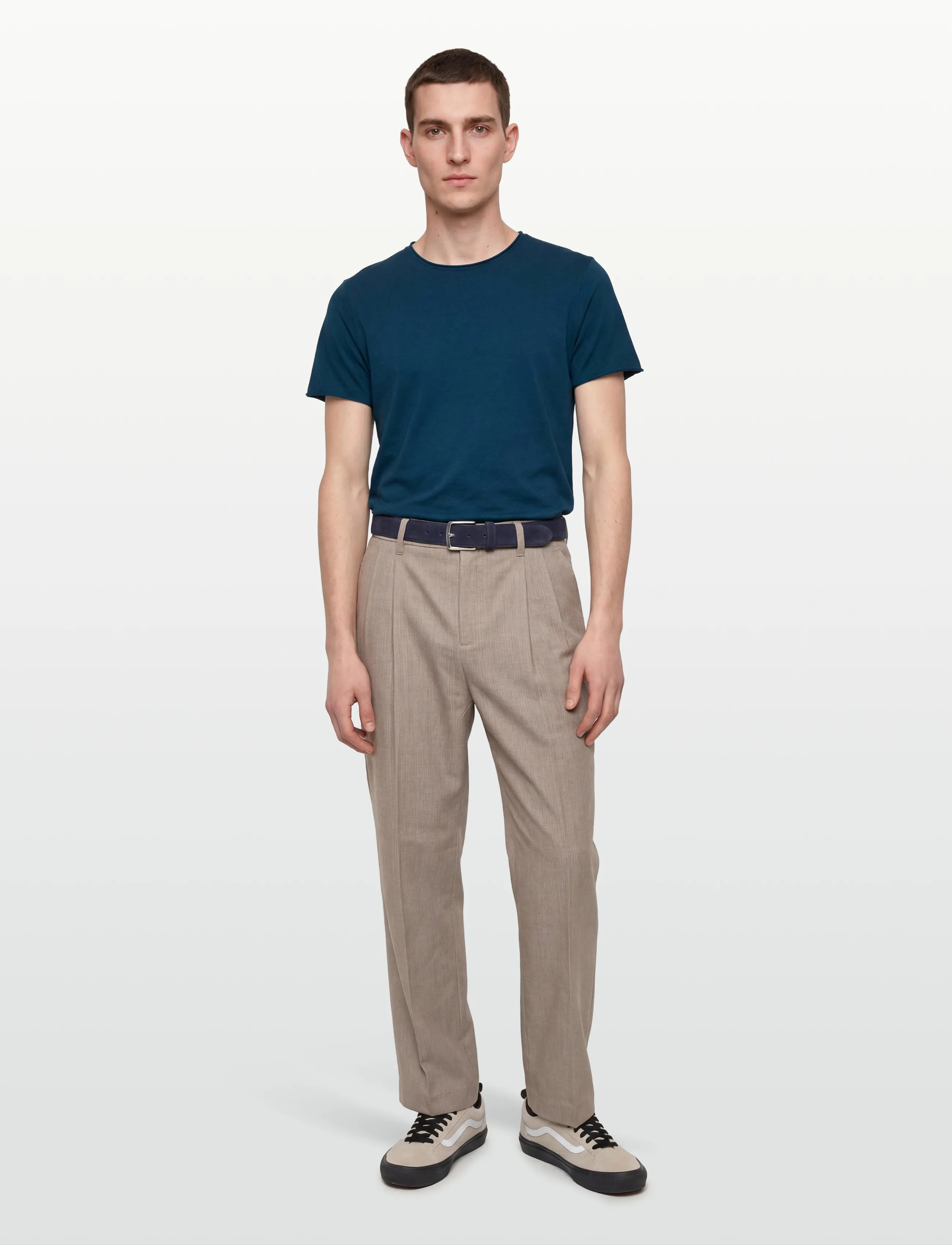Filippa K Roll Neck Tee - Erbjudanden - NIGHT TEAL / blue
