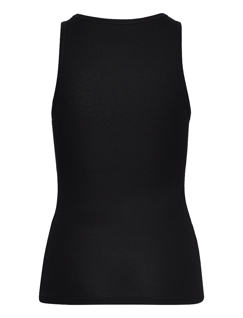 Filippa K - Fine Rib Tank - linnen - black - 1