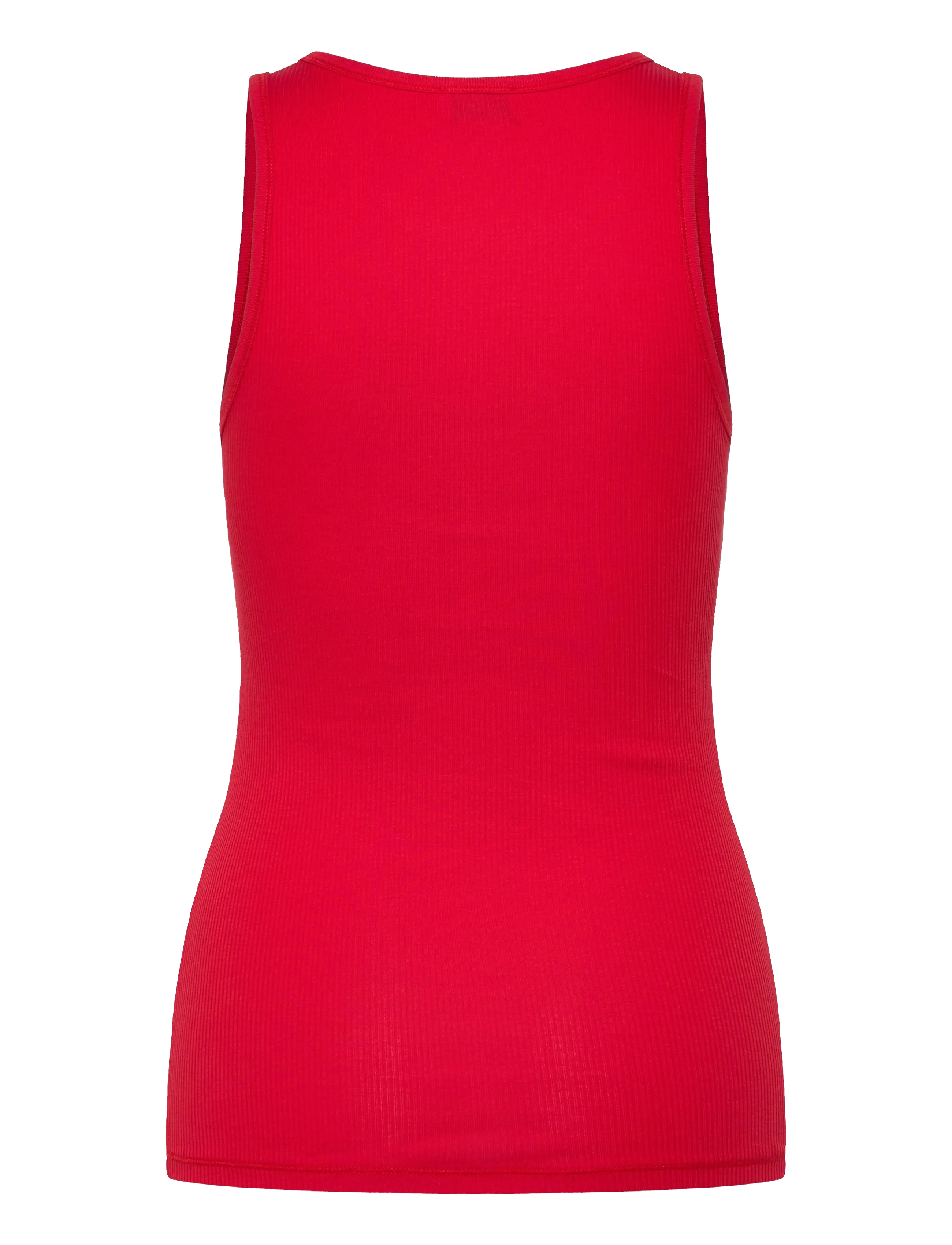 Filippa K - Fine Rib Tank - sleeveless tops - bright red - 2