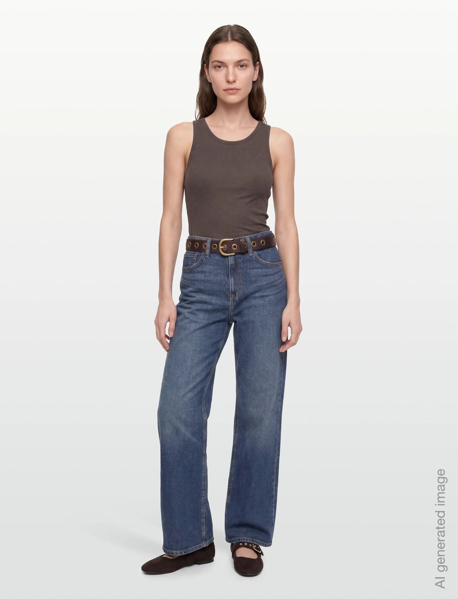 Filippa K - Fine Rib Tank - Ärmellose tops - dark chocolate - 0