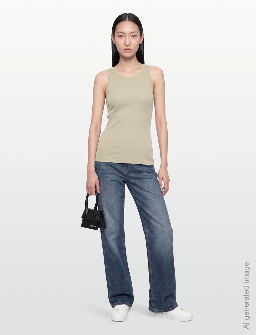 Filippa K - Fine Rib Tank - Ärmellose tops - light green - 0