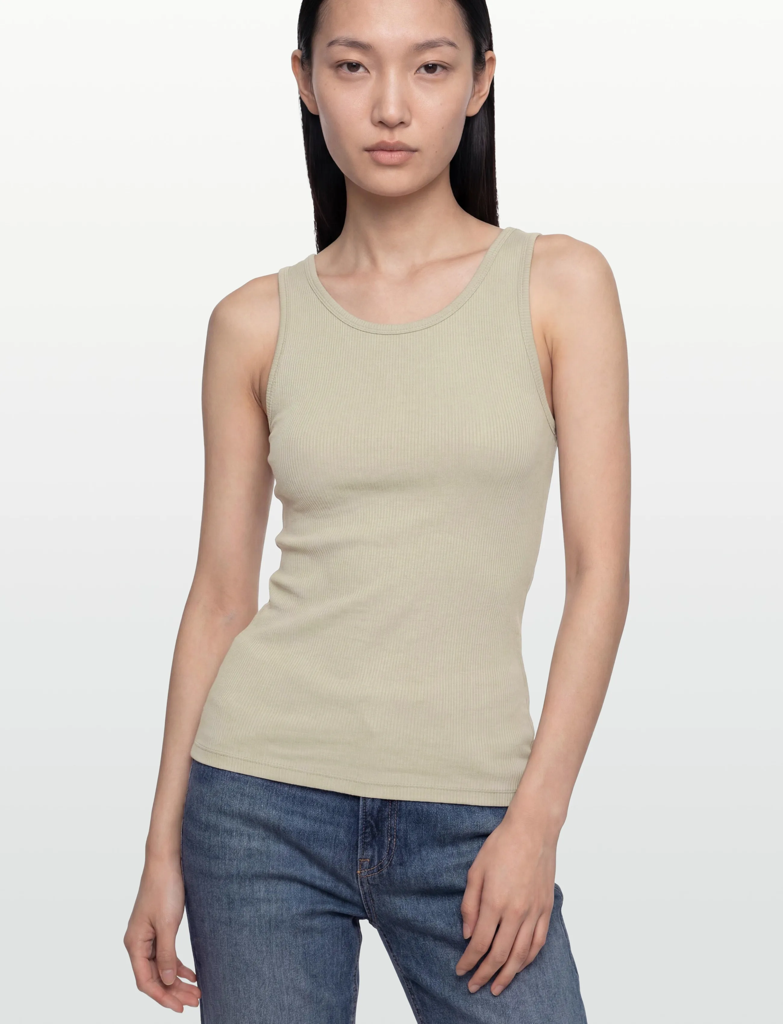 Filippa K - Fine Rib Tank - Ärmellose tops - light green - 3