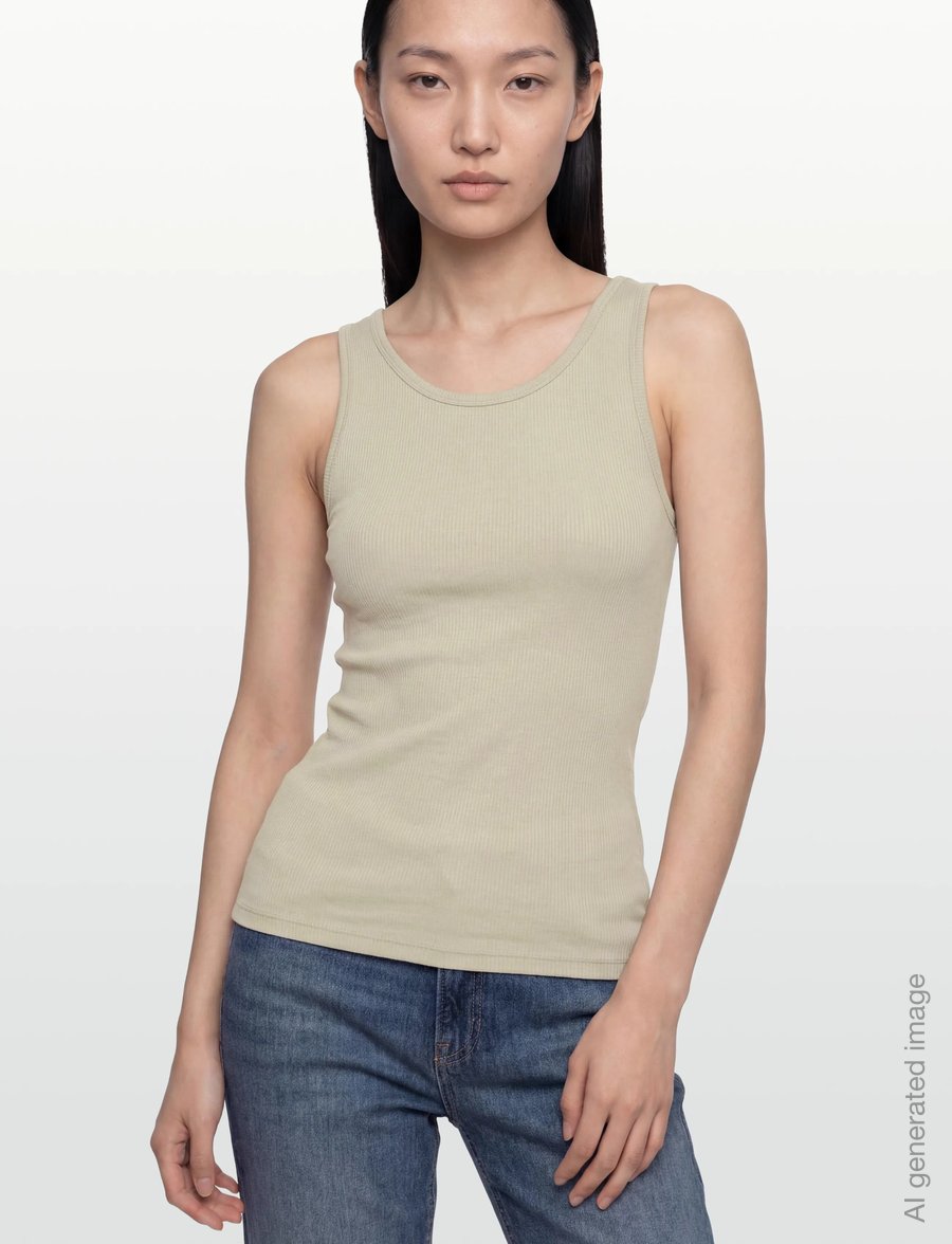 Filippa K - Fine Rib Tank - Ärmellose tops - light green - 3