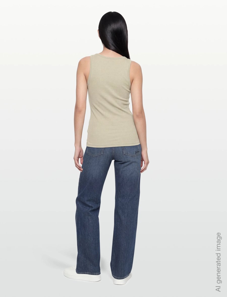 Filippa K - Fine Rib Tank - Ärmellose tops - light green - 4