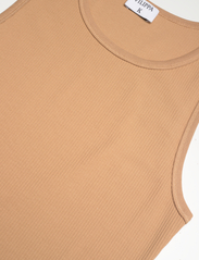 Filippa K - Fine Rib Tank - t-shirt & tops - sand beige - 2