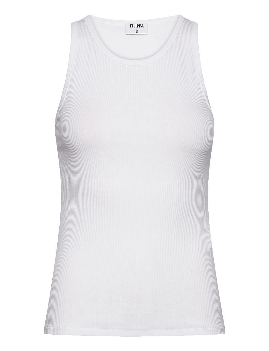 Filippa K - Fine Rib Tank - Ärmellose tops - white - 0