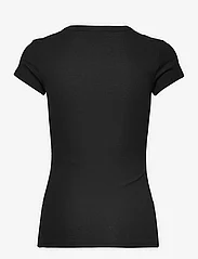 Filippa K - Fine Rib Tee - t-shirts - black - 1