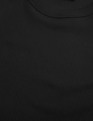 Filippa K - Fine Rib Tee - t-shirts - black - 2