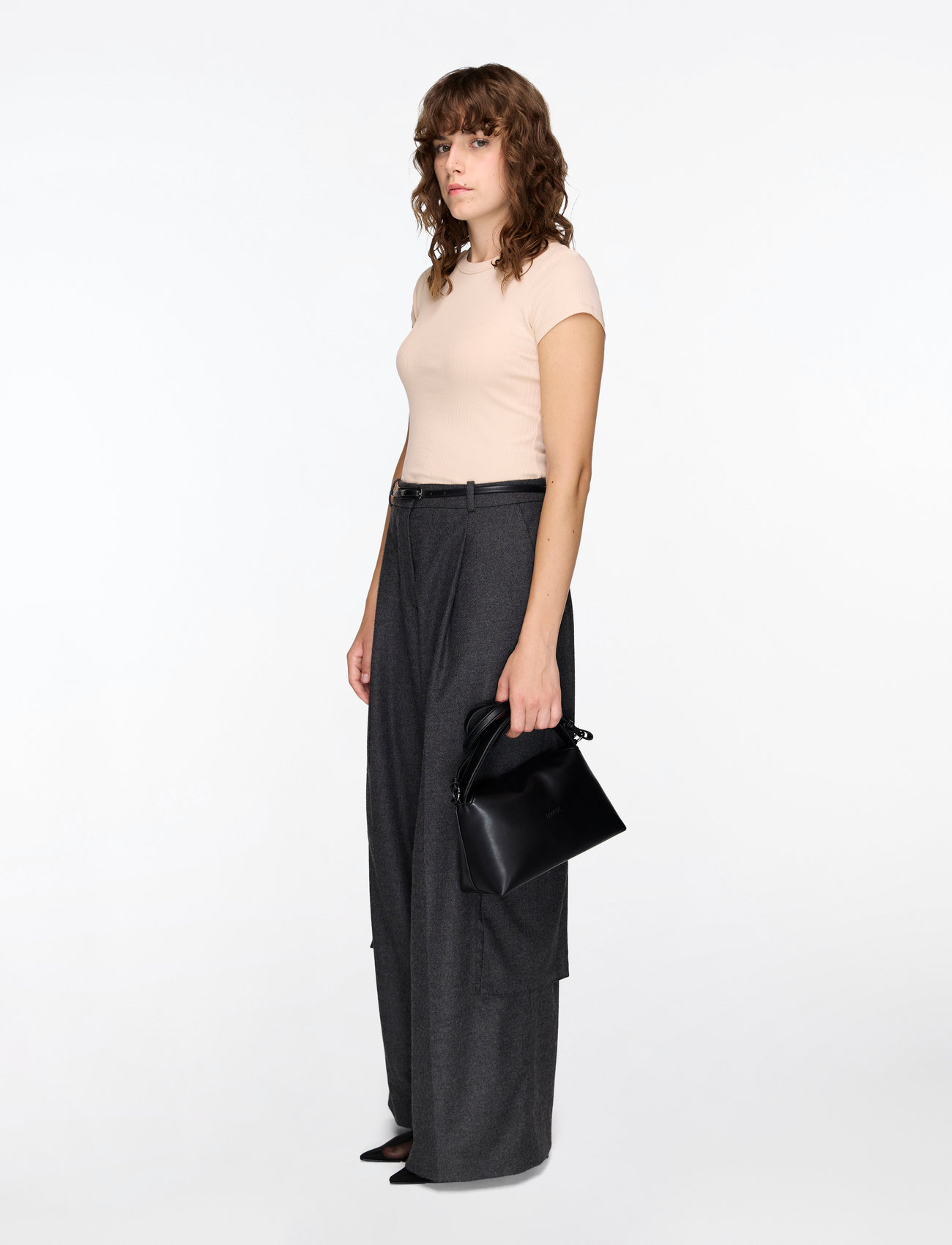 Filippa K - Fine Rib Tee - t-shirts - dusty pink - 3