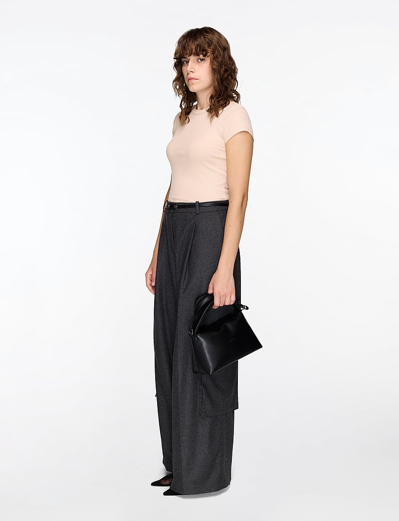 Filippa K - Fine Rib Tee - t-shirts & tops - dusty pink - 3