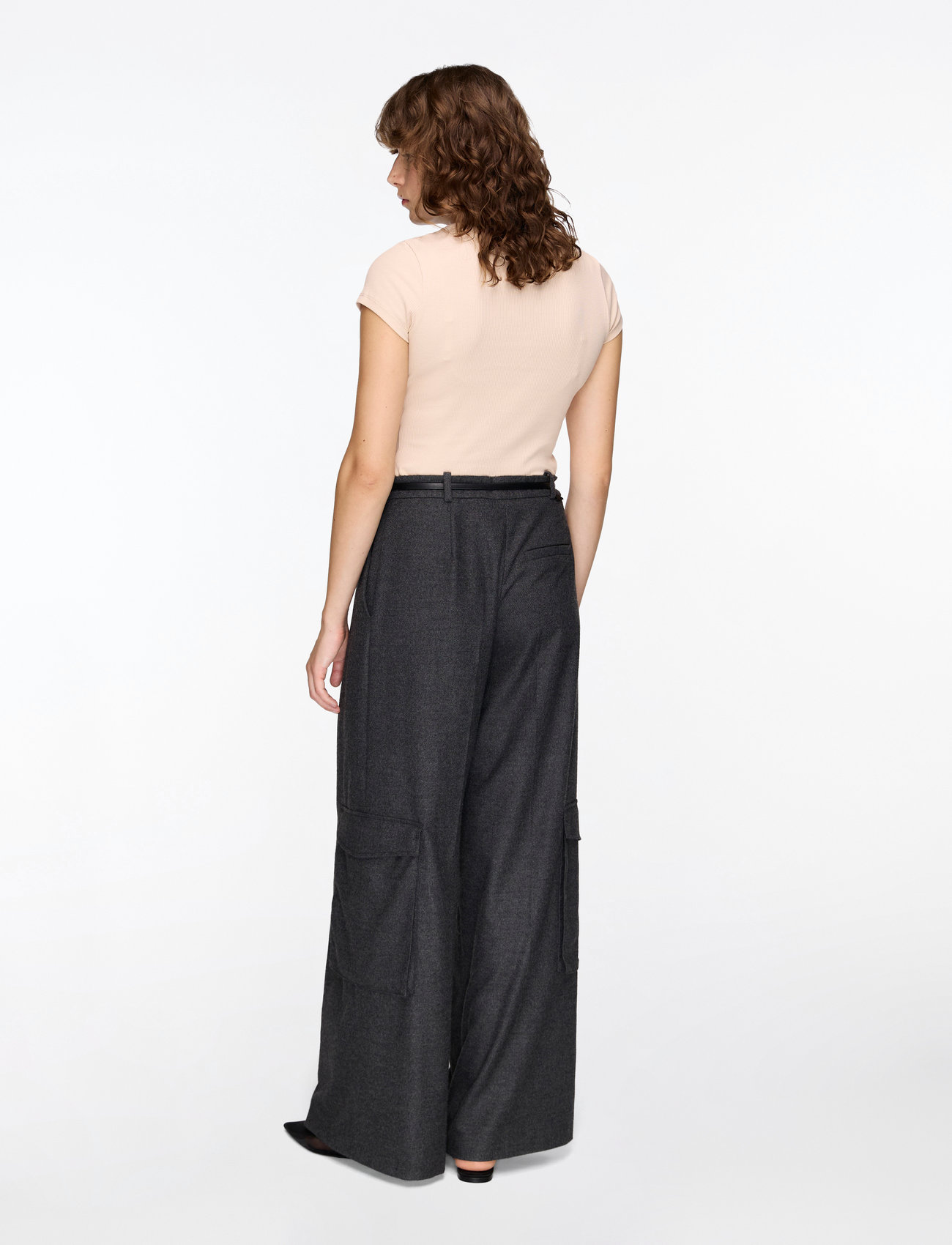 Filippa K - Fine Rib Tee - t-shirts - dusty pink - 4