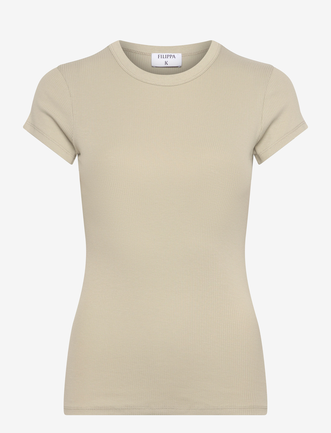 Filippa K - Fine Rib Tee - t-shirts - light green - 0