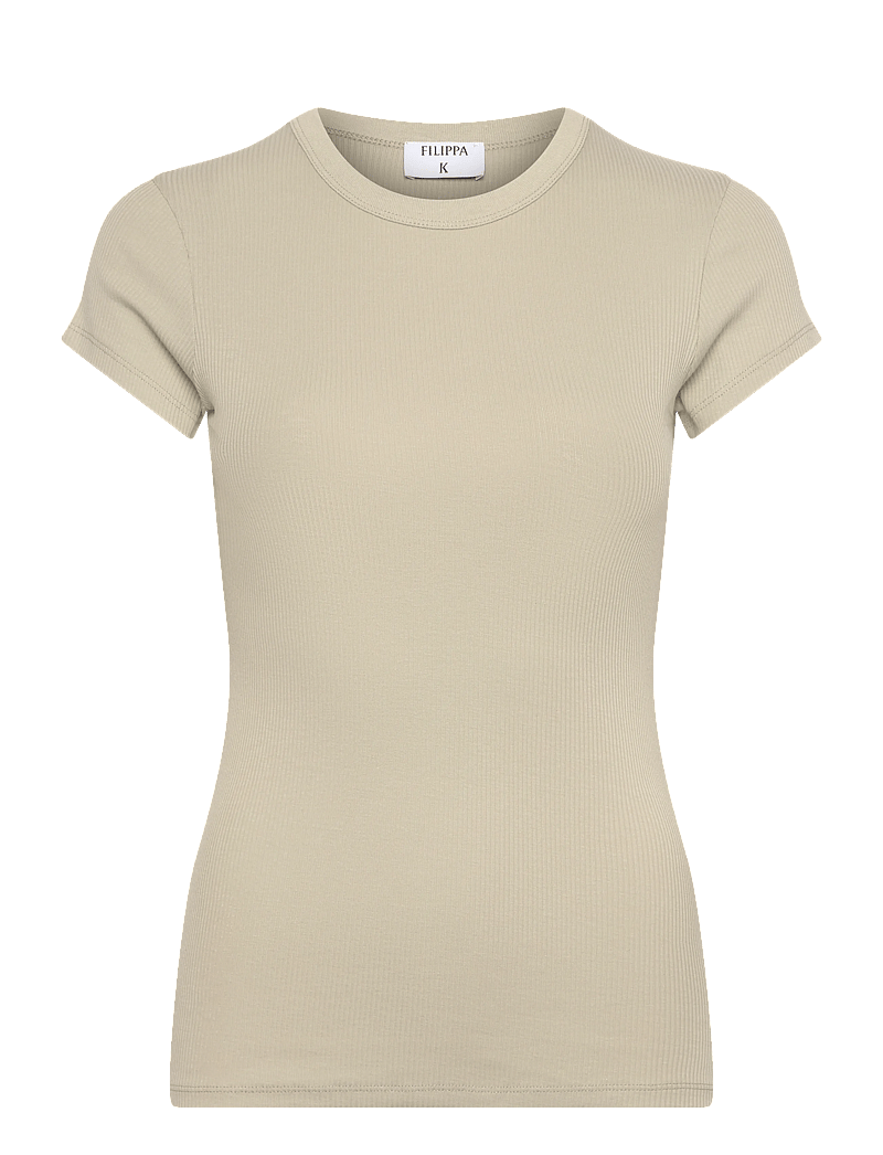 Filippa K - Fine Rib Tee - t-shirts - light green - 0