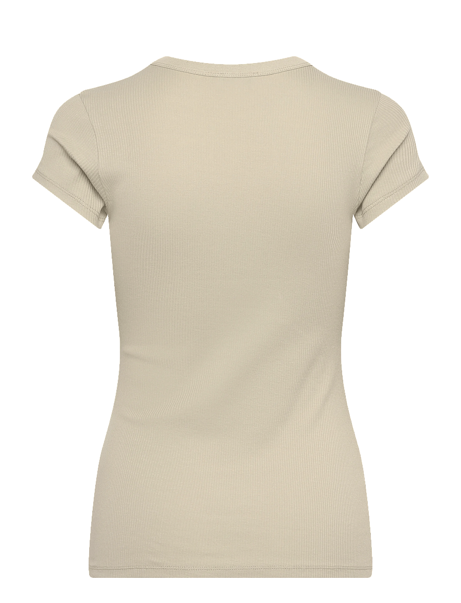 Filippa K - Fine Rib Tee - t-shirts - light green - 2