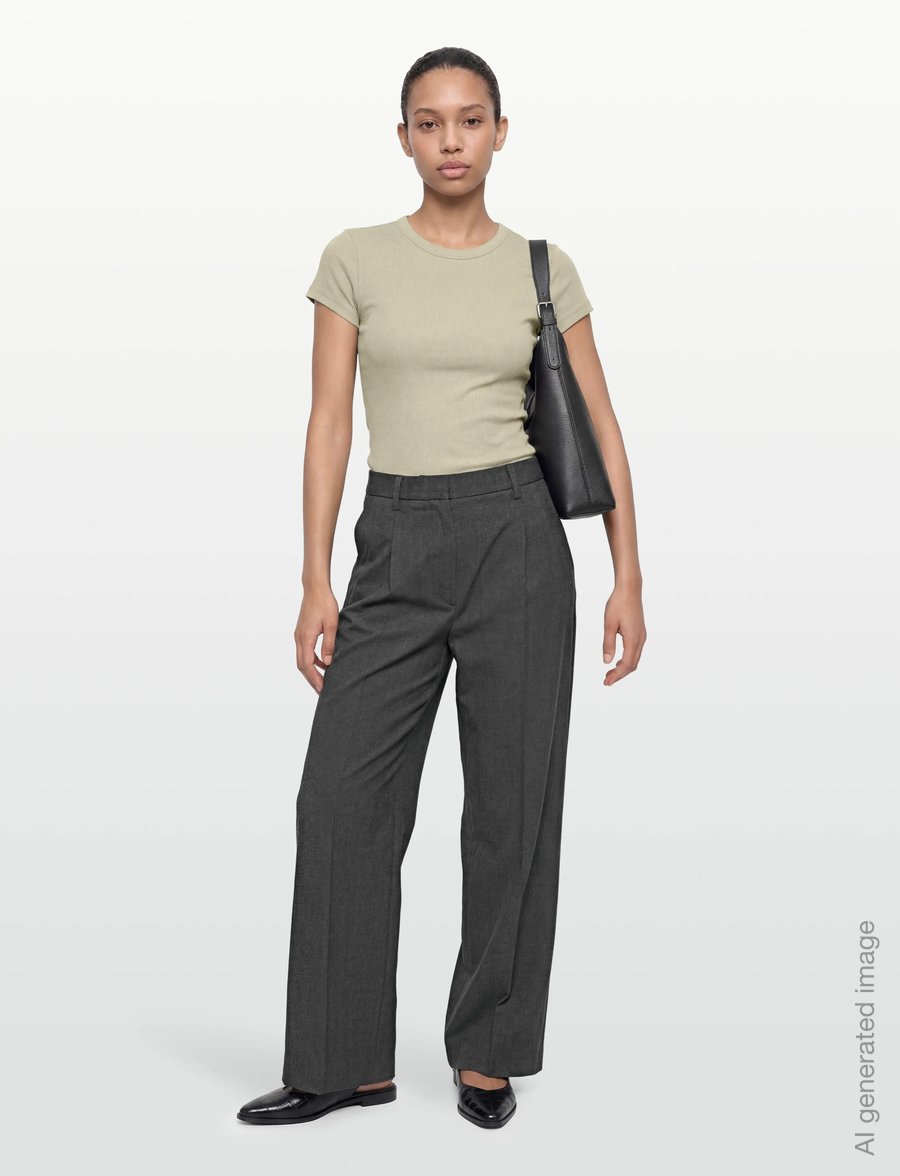 Filippa K - Fine Rib Tee - t-shirts - light green - 0