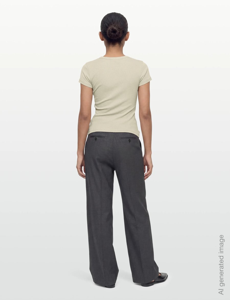 Filippa K - Fine Rib Tee - t-shirts - light green - 4