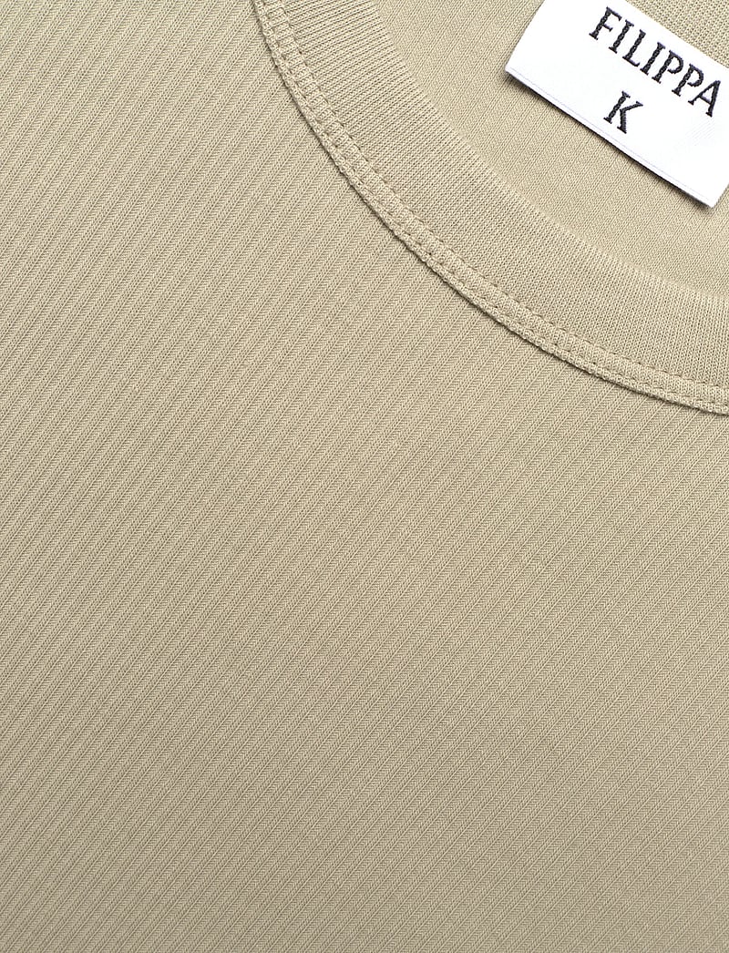 Filippa K - Fine Rib Tee - t-shirts - light green - 2