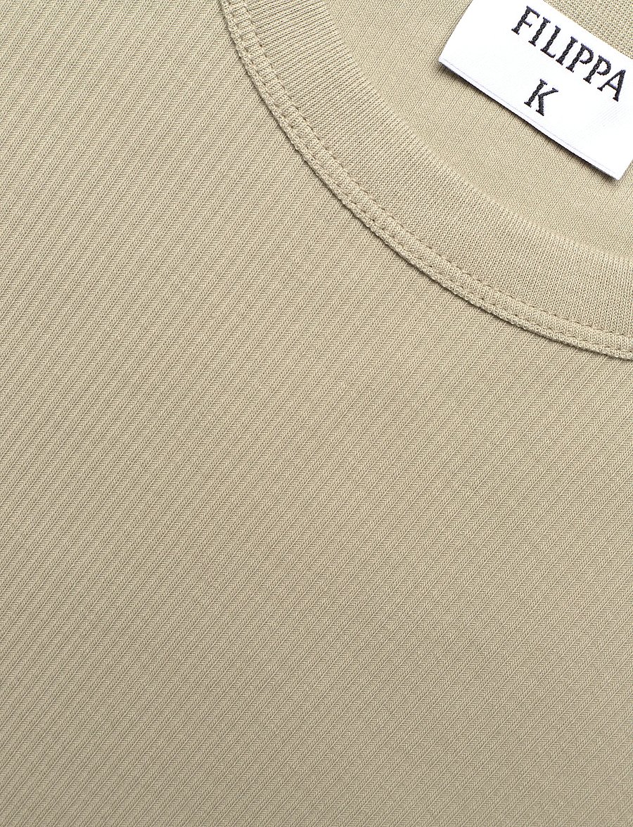 Filippa K - Fine Rib Tee - t-shirts - light green - 5