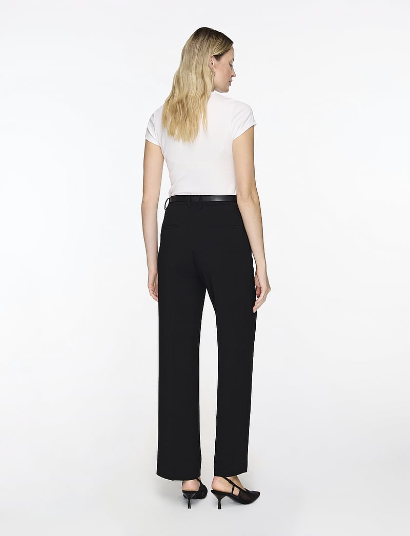 Filippa K - Fine Rib Tee - t-shirts & tops - white - 4