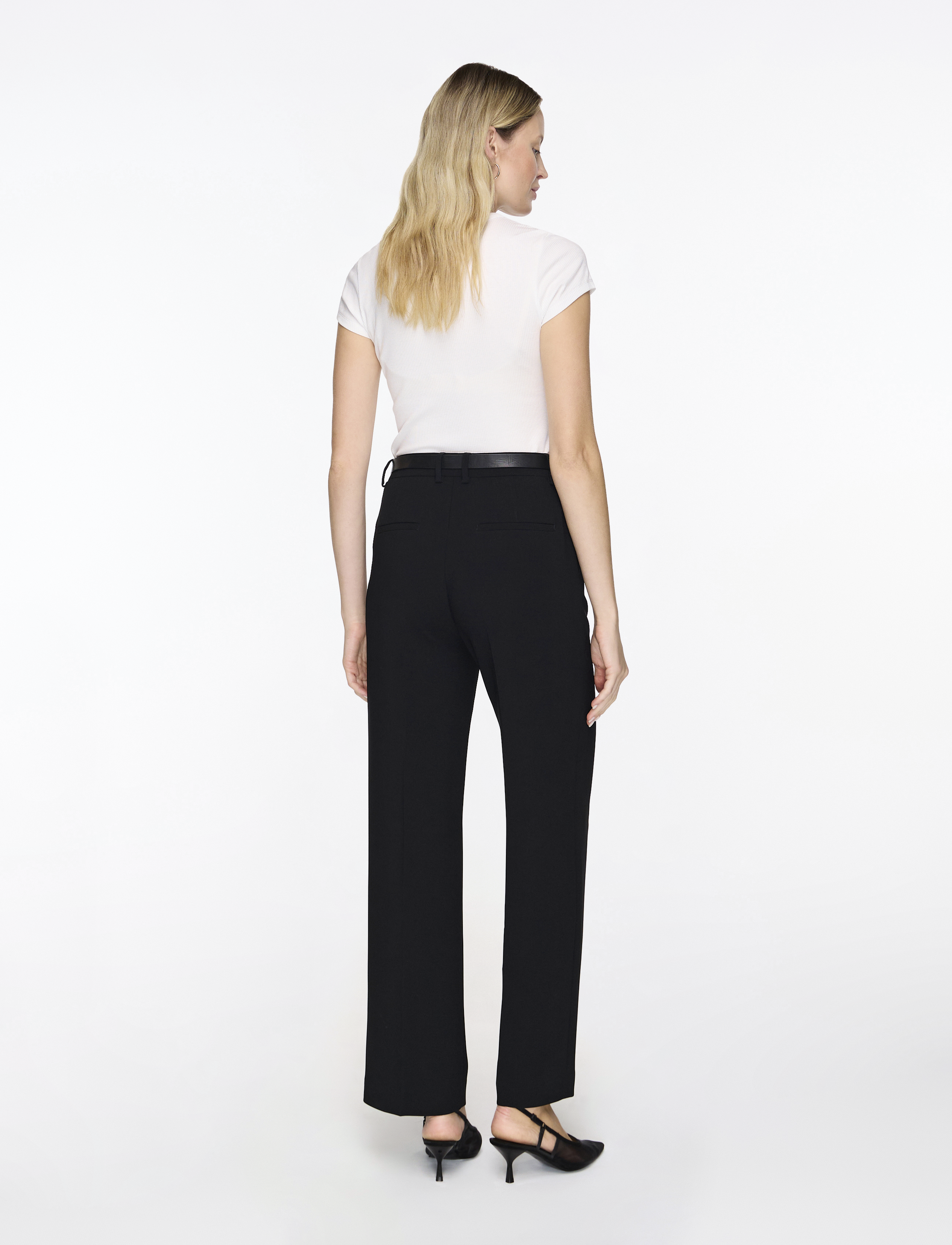 Filippa K - Fine Rib Tee - t-shirts - white - 4