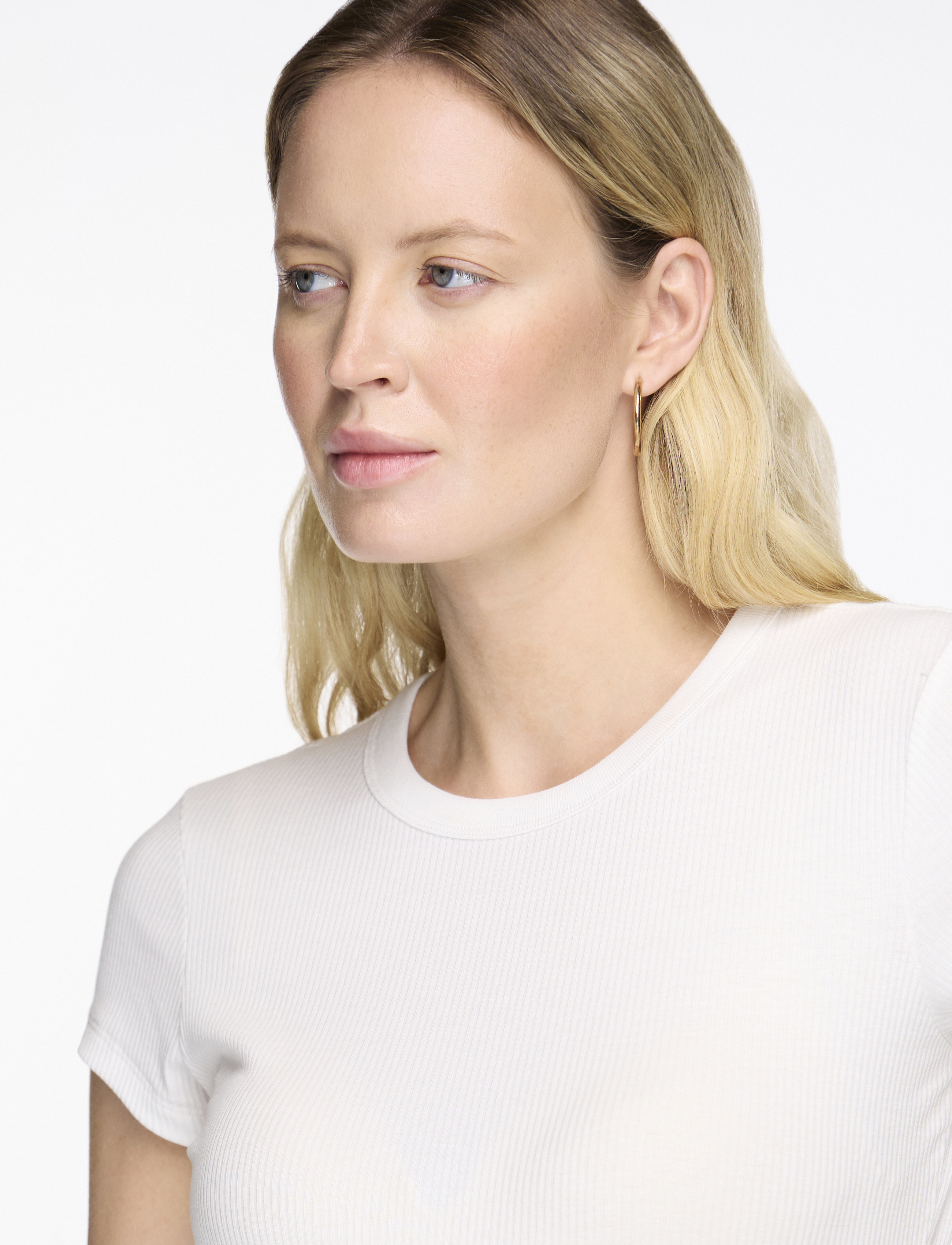 Filippa K Fine Rib Tee t-shirts dam – bild 7