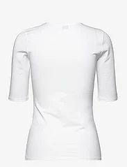 Filippa K - Cotton Stretch Elbow Sleeve - t-shirts - white - 1