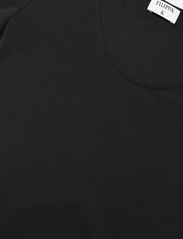 Filippa K - Cotton Stretch Scoop Neck Top - t-shirts - black - 2