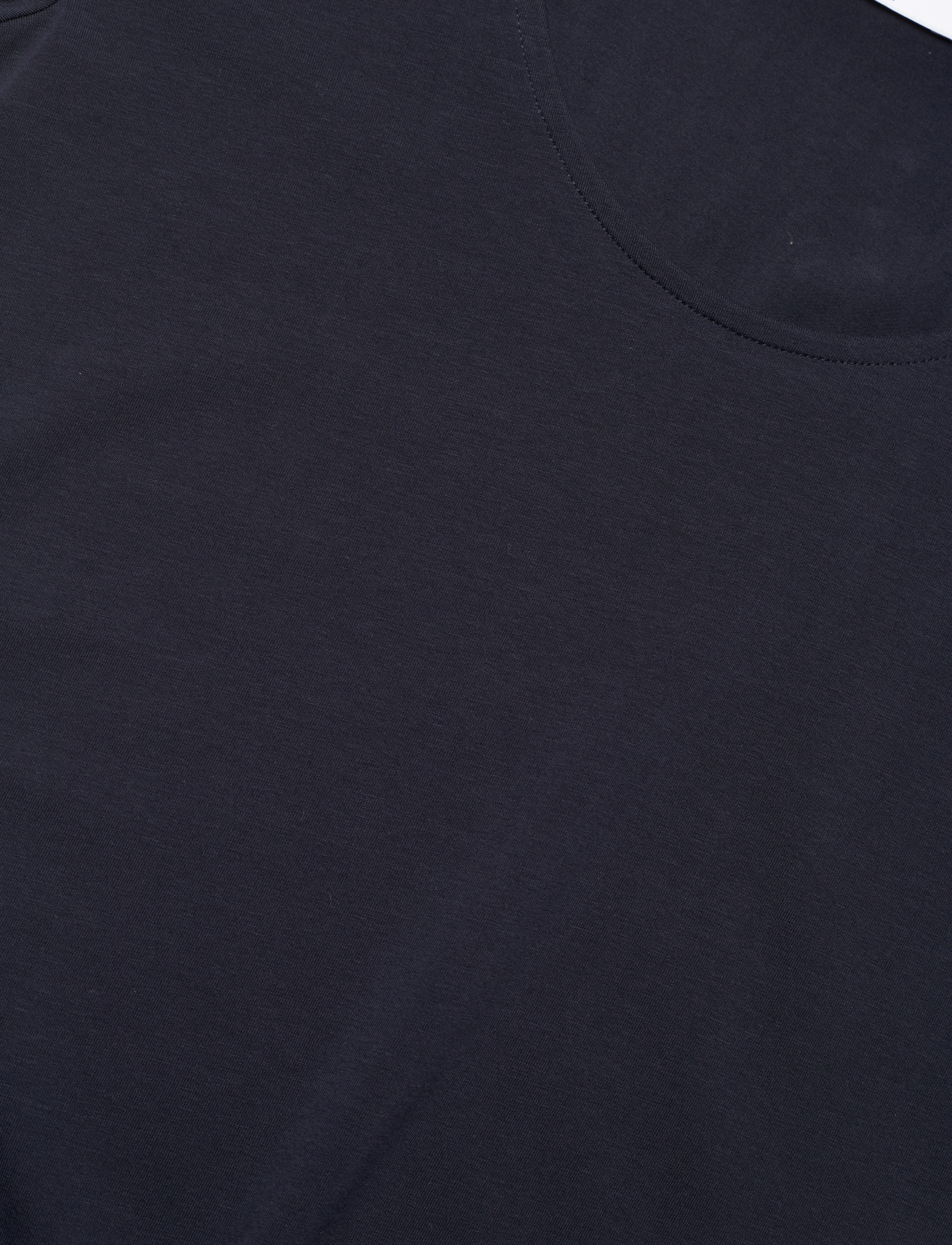 Filippa K - Cotton Stretch Scoop Neck Top - navy - 2