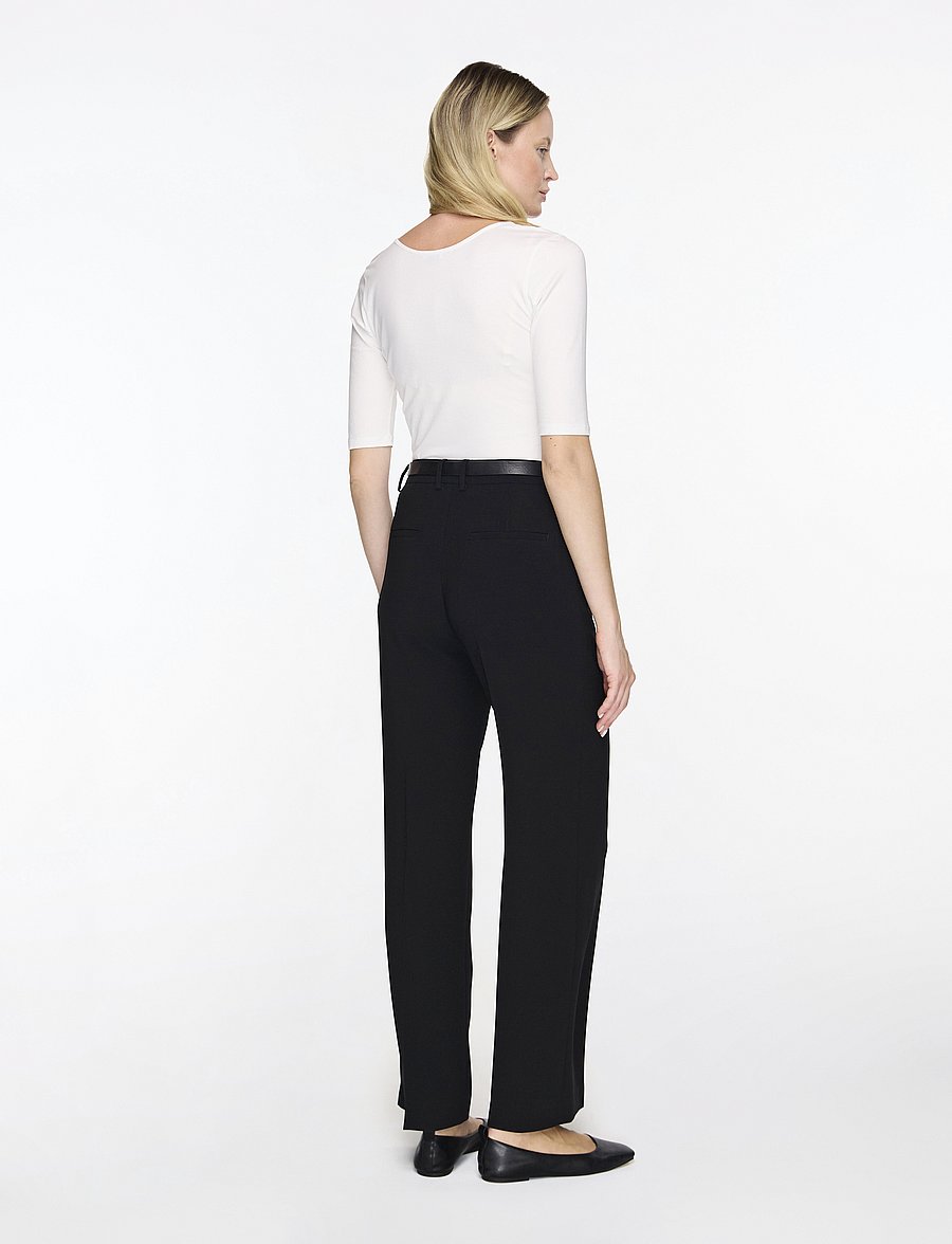 Filippa K - Cotton Stretch Scoop Neck Top - t-shirts & tops - white - 4
