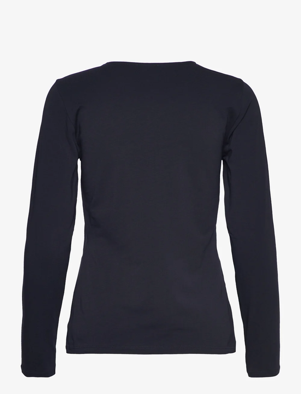 Filippa K - Cotton Stretch Long Sleeve - långärmade toppar - navy - 1