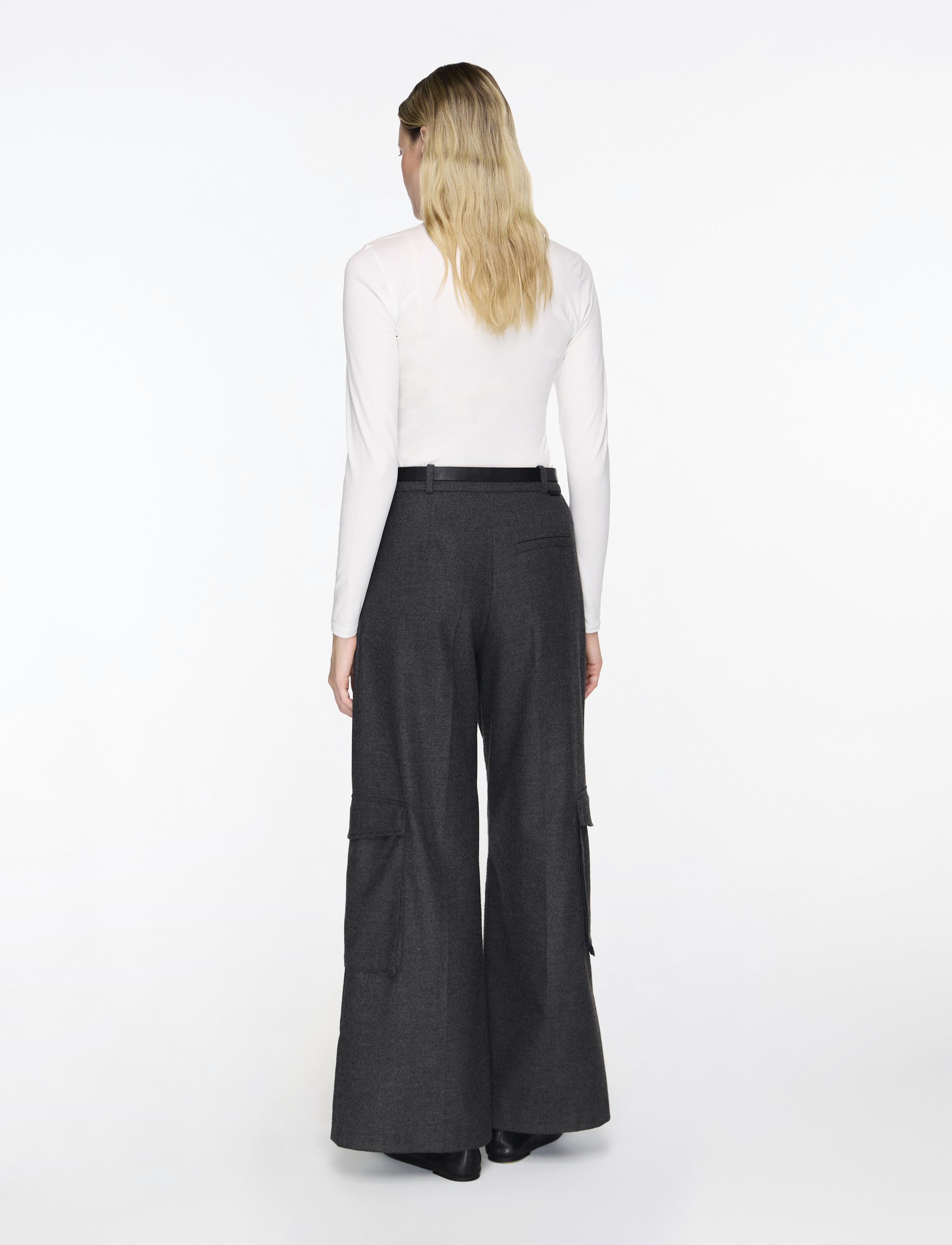 Filippa K - Cotton Stretch Long Sleeve - langärmlige tops - white - 4