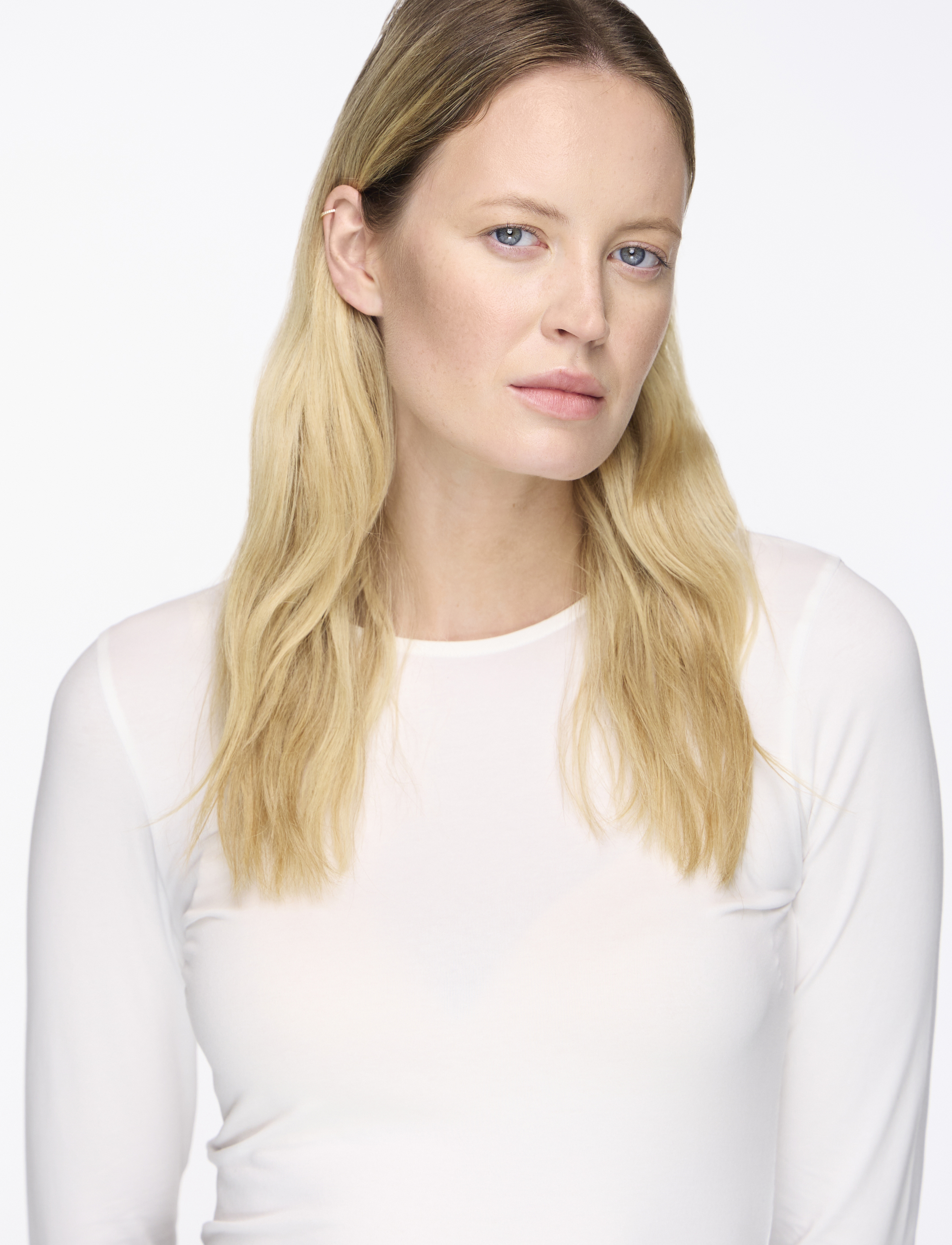 Filippa K Cotton Stretch Long Sleeve blusar dam – bild 7