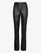 Cassidy Leather Trouser - BLACK