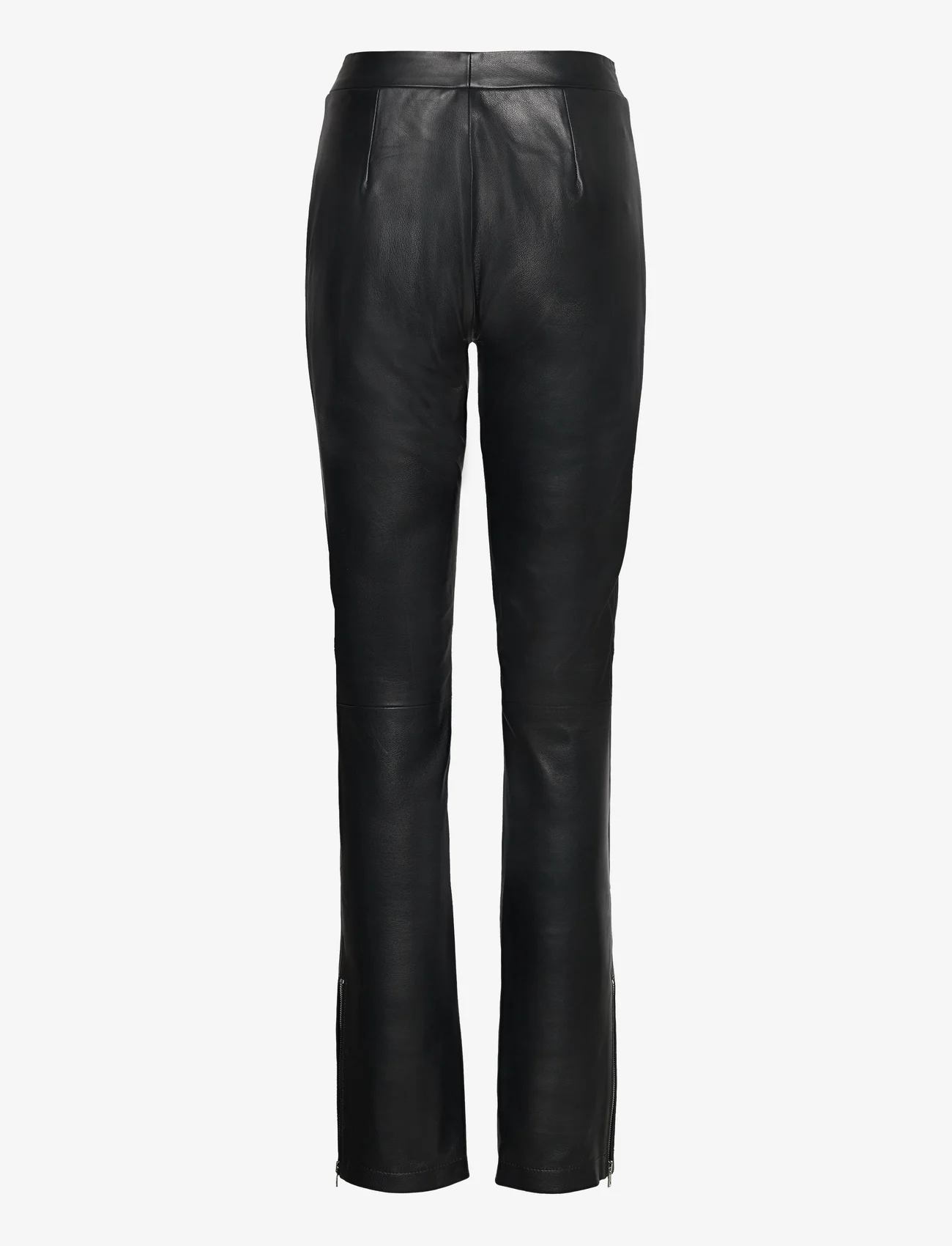 Filippa K - Cassidy Leather Trouser - vakarėlių drabužiai išparduotuvių kainomis - black - 1