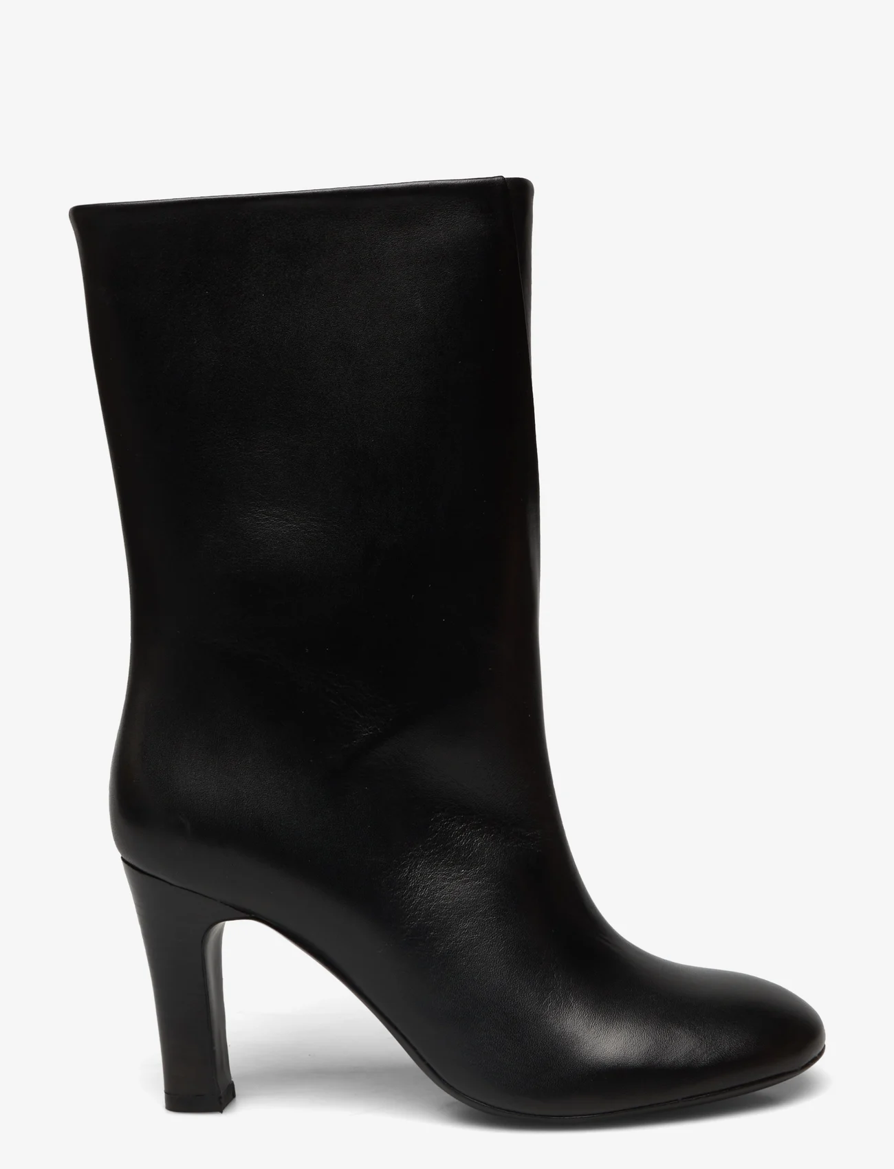 Filippa K - Imara Leather Bootie - høj hæl - black - 1