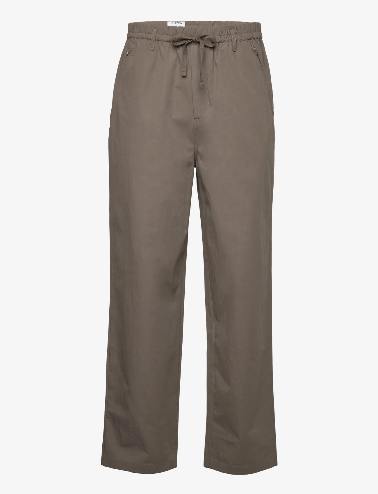 Filippa K - M. Harvey Cotton Trouser - vabaajapüksid - mole grey - 0