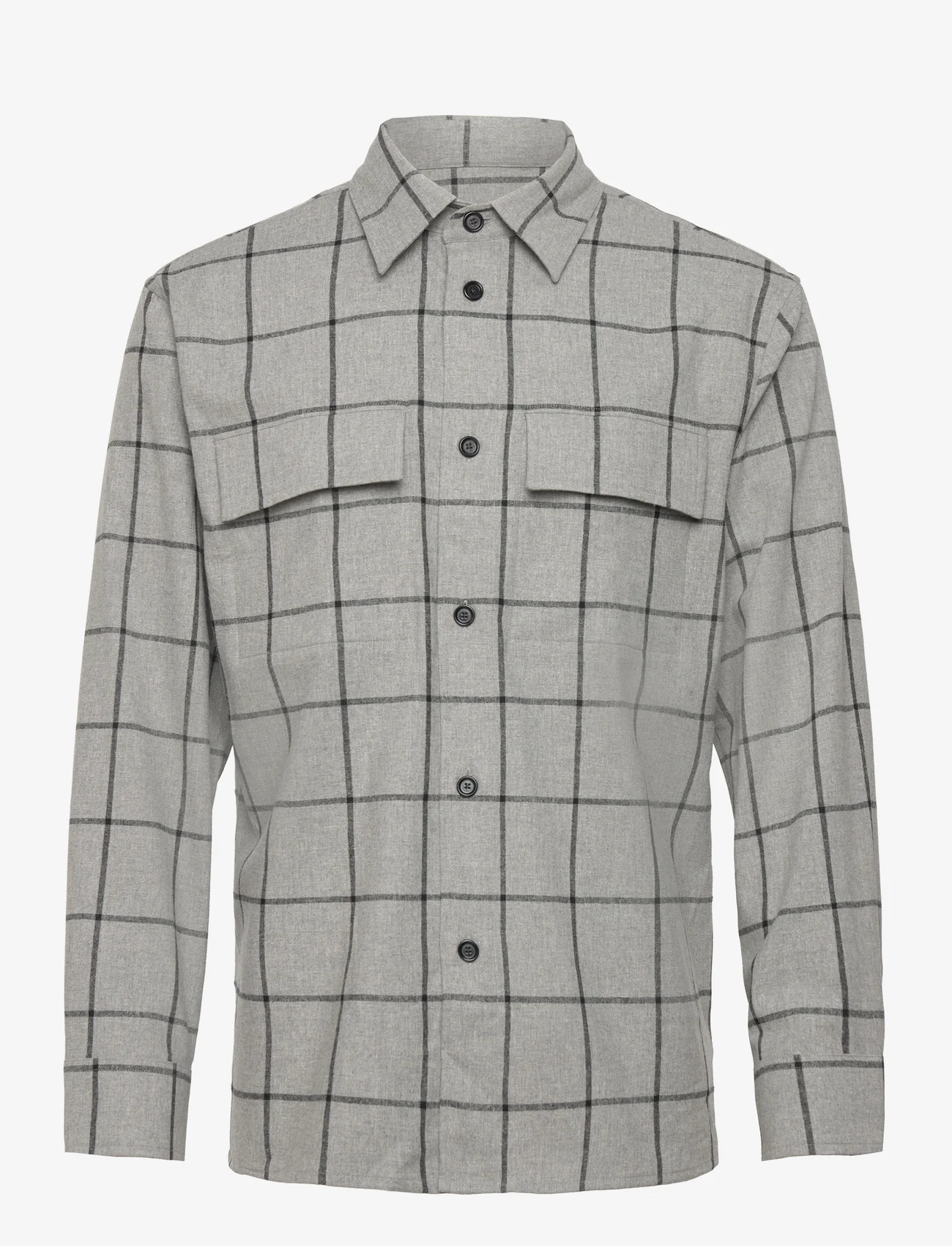 Filippa K - M. Remy Check Overshirt - miesten - grey/black - 0