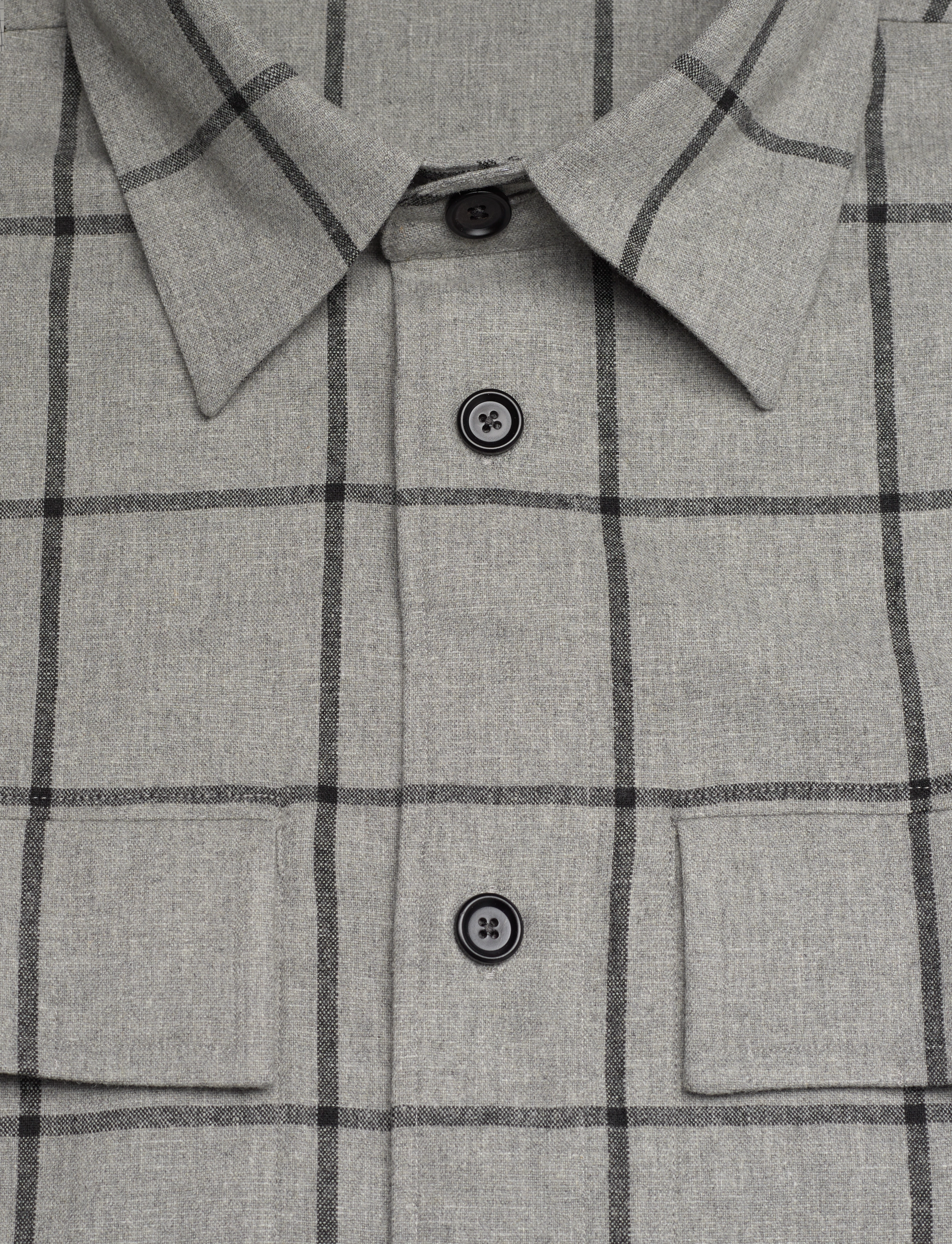 Filippa K - M. Remy Check Overshirt - grey/black - 2