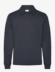 Filippa K - M. Bradley Rugby Sweatshirt - polo marškinėliai ilgomis rankovėmis - storm blue - 0