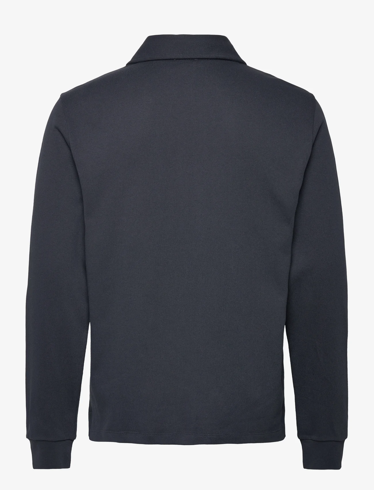 Filippa K - M. Bradley Rugby Sweatshirt - polo marškinėliai ilgomis rankovėmis - storm blue - 1