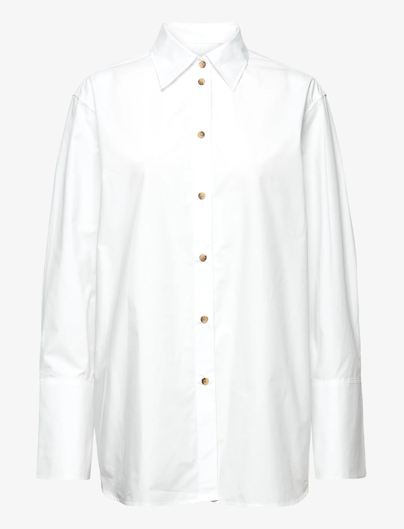 Filippa K - Joelle Shirt - langærmede skjorter - white - 0